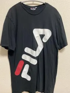 FILA ロゴTシャツ ブラック Lサイズ