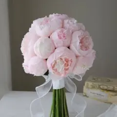 芍薬　定価24600円ウェディングブーケ　ブートニア付き