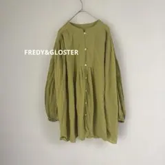 FREDY&GLOSTER シフォン ボリューム ブラウス シャツ 綿 長袖のサムネイル