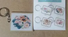 大神20th×おはるちゃん花咲く筆しらべキーホルダー（アマテラス蓮）のサムネイル