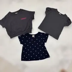 ミッキー/Petit main/しまむらTシャツ 3枚まとめ売りセット 90cm