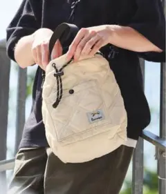 Penneys ホワイト 巾着 ショルダーバッグ