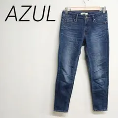 AZUL basic 2509SY12-0080デニム ダークブルー☆3054