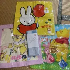 キャラクタータオルセット ミッフィー プーさん バニー