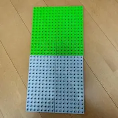 ブロックラボ プレート 緑 グレー 2枚セット