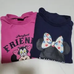ミニーマウス Tシャツ 2枚セット 110cm 120cm