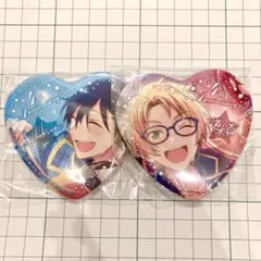 あんスタ ビッグハート缶バッジ 4周年 Trickstar 遊木真 氷鷹北斗