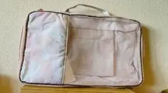 Francfranc クラシックフラワー 圧縮オーガナイザー S ライトピンク