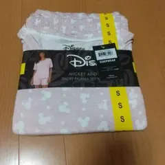 Disney ミッキー レディース半袖パジャマ ピンク Sサイズのサムネイル