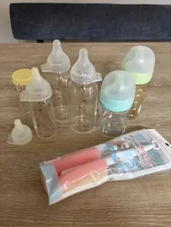 お値下げ⭐︎Pigeon 母乳実感 哺乳瓶 6本セット 哺乳瓶洗い付き