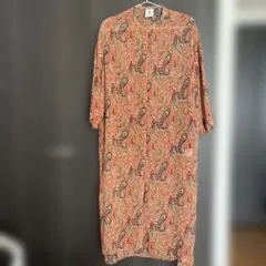 美品♡niko and ... ペイズリー柄シャツワンピース