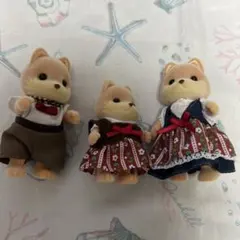 新品 シルバニア アザラシ ハムスター ビスケットクマ お父さん 
