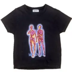kemio storeサーモグラフィーt♬黒y2kグラフィックswagカラフル