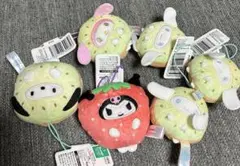 サンリオキャラクターズ フルーツ着ぐるみマスコット キウイ 6種セット