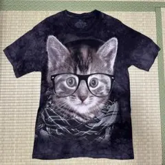 THE MOUNTAIN アメリカンショートヘア アニマルTシャツ M タイダイ