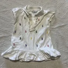 Ralph Lauren カラフルポニー刺繍 ワンピース