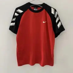 J999 Nike ラグランスリーブ シャツ 赤 メンズ M