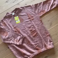 新品　nico hrat トレーナー 120 ピンク 水滴模様