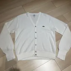 IZOD LACOSTE ラコステ カーディガン ホワイト USA製　サイズM