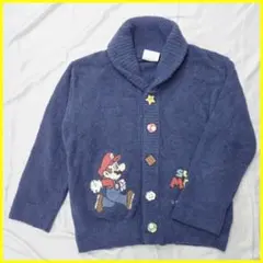 ジェラートピケ × マリオ ベビモコ カーディガン ユニセックス ルームウェア