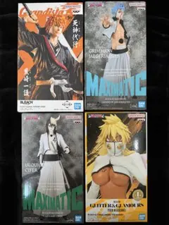 BLEACH 黒崎一護 グリムジョー ウルキオラ ハリベル フィギュア