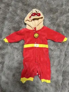 【美品】アンパンマン フード付きロンパース 70