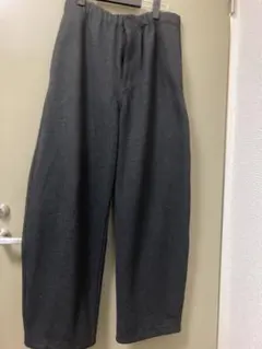 UNIQLO U ブラッシュドスウェットワイドパンツ グレー M GRAY