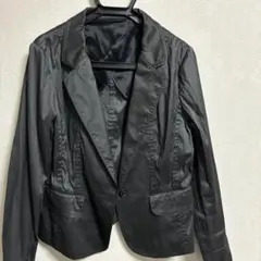 Gabardine KT 黒　ワンボタンテーラードジャケットのサムネイル