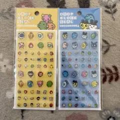 たまごっち　ドロップブロックシール　タイルみたいなシール
