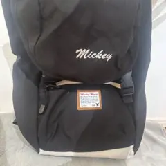 Mickey ロゴ刺繍 リュック・バックパック