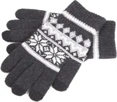 FREESE] 手袋 防寒 ニット手袋 スマホ対応 裏起毛 メンズ レディース