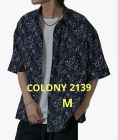 COLONY 2139 ペイズリー柄半袖シャツ ブラウス Mのサムネイル