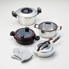 新品】GEMMA ジェンマジャパン ジェンクック コニカル 3点セット 鍋
