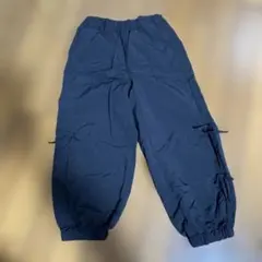 gu キッズ130 スリットリボン付きパンツ