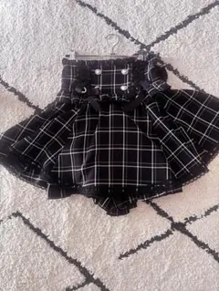 レースアップサスペンダー付スカパン