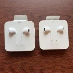 新品 Apple iPhone 純正　ライトニングイヤホン　2個セット　アップル