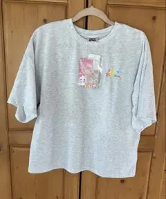 フワフワらびちゃん 半袖Tシャツ　Lサイズのサムネイル