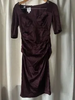 Maggy Boutique バーガンディ タイトドレスのサムネイル