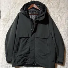 ユニクロ　UNIQLO+J ハイブリッドダウンオーバーサイズパーカ　L グリーン