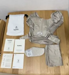 [美品]ヘッドサポート付き コニー抱っこ紐FLEX AirMesh ベージュ