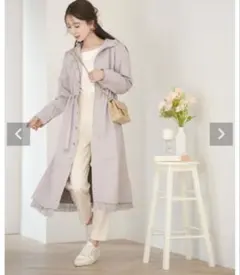 【新品同様】Ie reve vaniller☆撥水 ロングライトアウター コート