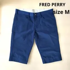 FRED PERRY フレッドペリー　ハーフパンツ　ネイビー　紺のサムネイル