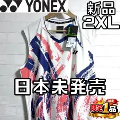 早い者勝ち✨】新品 ヨネックス メンズ ゲームシャツ M 総柄/ブラック 