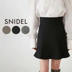 SNIDEL ヘムフレアスカショーパン　BLKのサムネイル