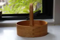 シェーカーボックス オーバル型 木製 バスケット　小林克久　オーバルキャリア