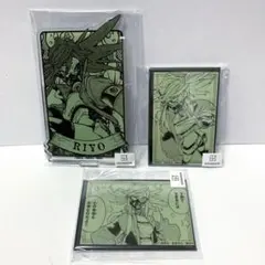 ガチアクタ リヨウ　アクリルスタンド 缶バッジ まるくじ スクエア缶バッジ