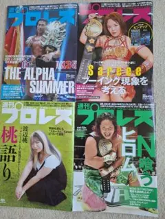 週刊プロレス ４冊セット