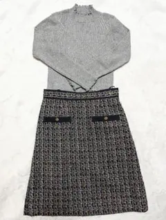 タグ付き新品　JUSGLITTY　ツイードスカート