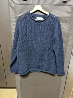 nonnative ネイビー ケーブルニット セーター サイズ3のサムネイル
