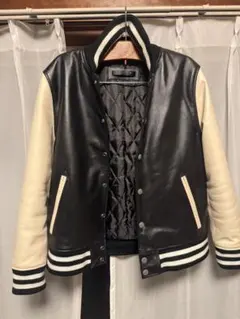 未使用品　レザースタジャン　革ジャン　Lサイズのサムネイル